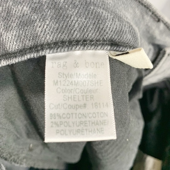 Rag & Bone Fit 1 Extra Slim Leg Jeans Size 32 - Picture 8 of 8